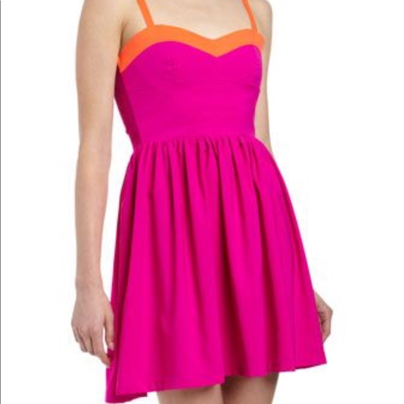 fuschia sundress